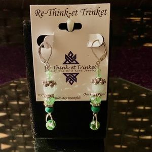 ReThinket Trinket Teardrop Crystal Earrings